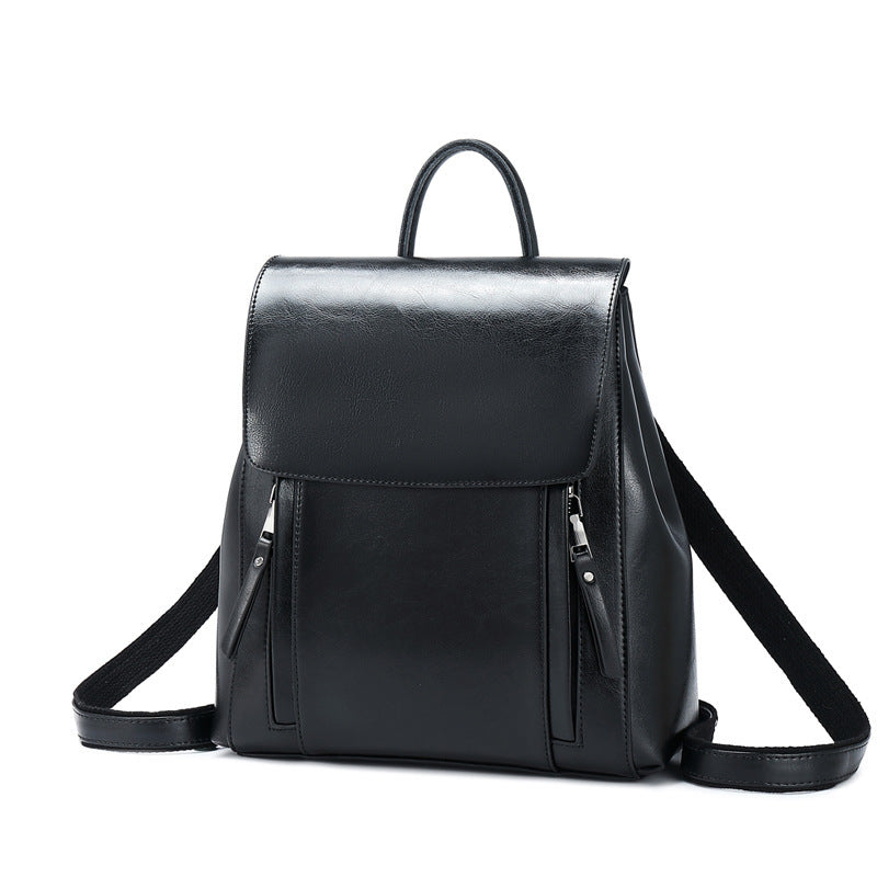 "Randonnée Urbaine" – Sac à Dos en Cuir Véritable