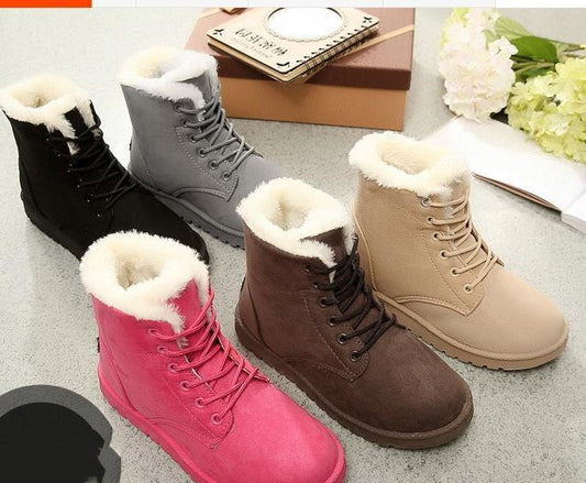 Bottines chaudes pour femmes