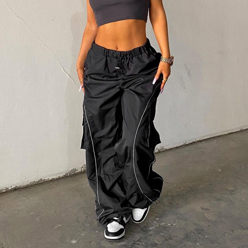 L'Urbaine - Pantalon Cargo Taille Haute